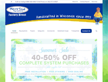 Tablet Screenshot of merrytimeplay.com